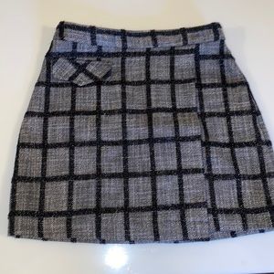 Waverly Grey Mini Check Skirt